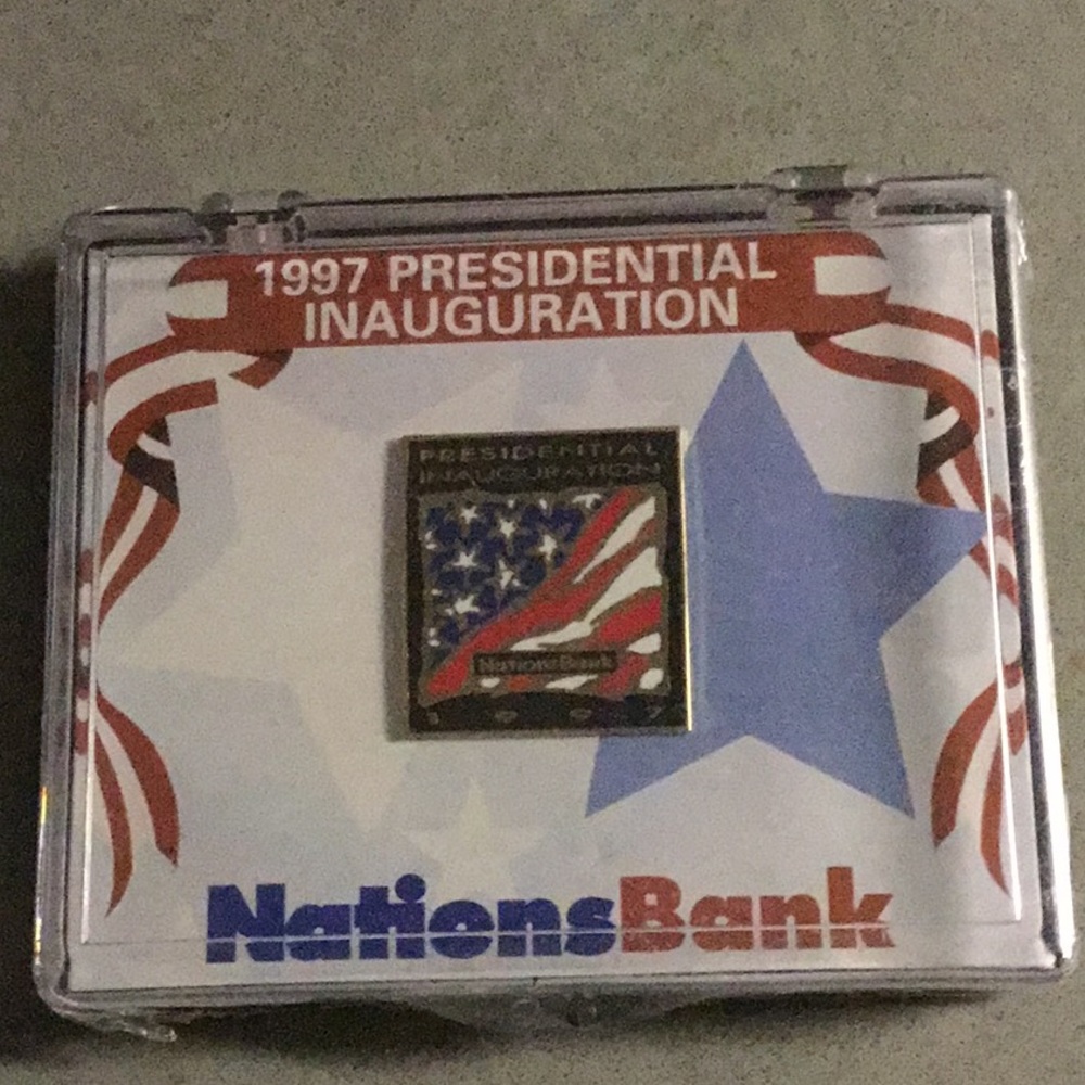 1997 Presidential Inauguration Pin - NationsBank …Unopened!